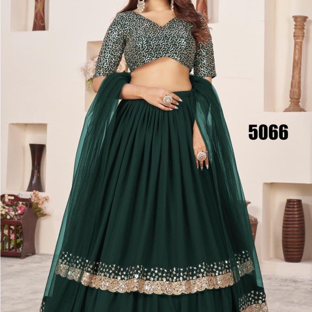 Green Lehenga Choli